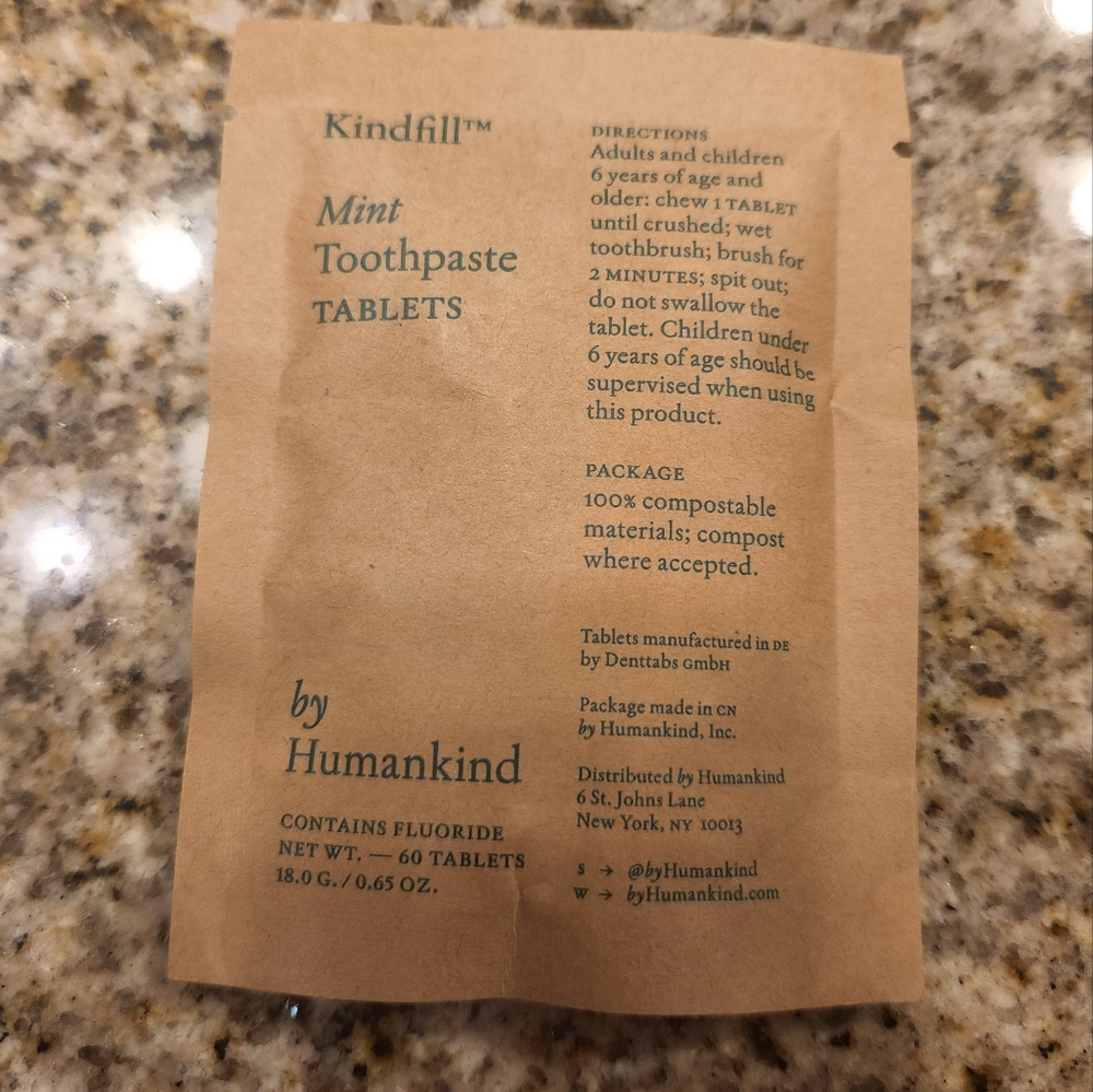 By Humankind Toothpaste tablets - Picture 1 of 2